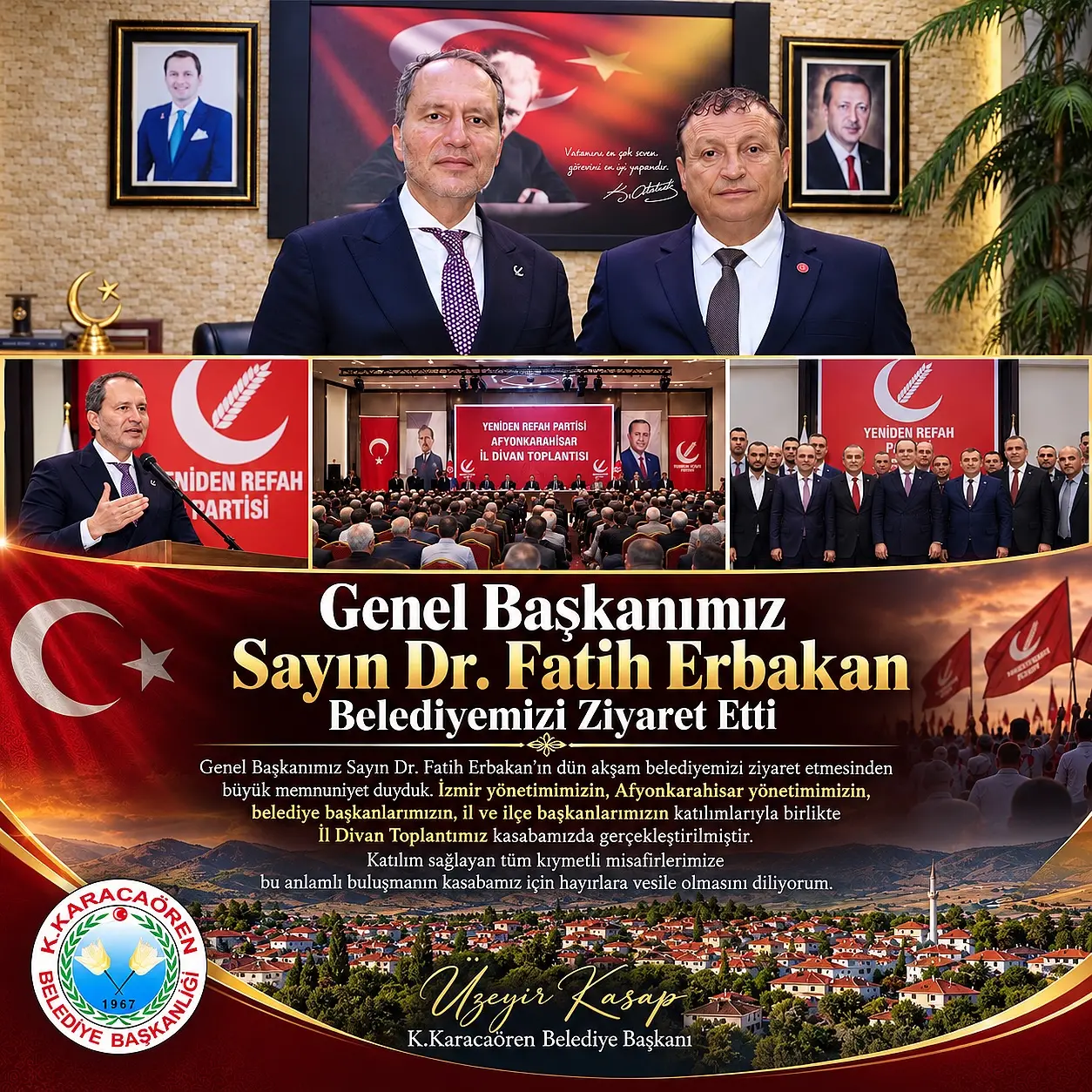 Afyonkarahisar'da İl Divan Toplantısı Gerçekleşti