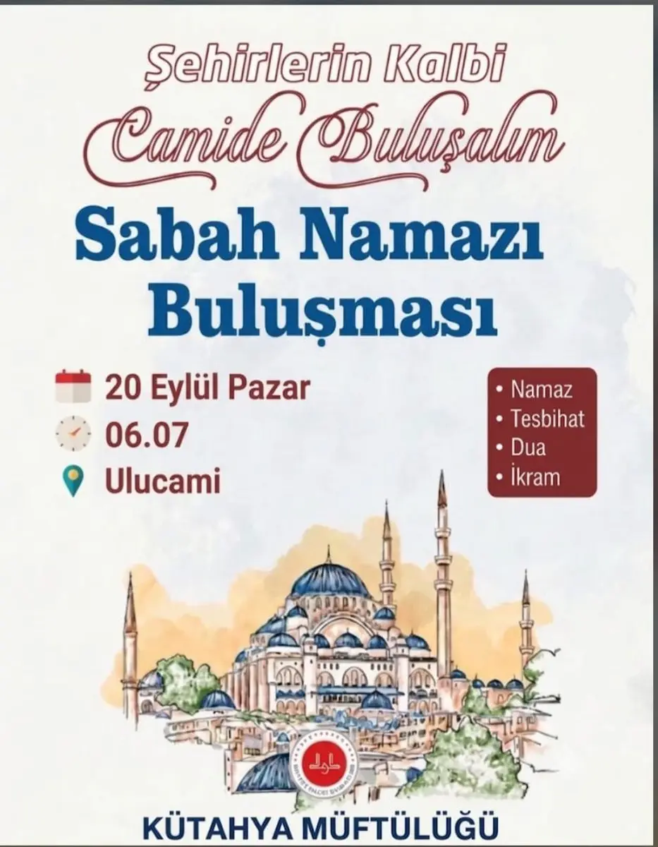 Sabah Namazı Buluşması Duyurusu Yapıldı