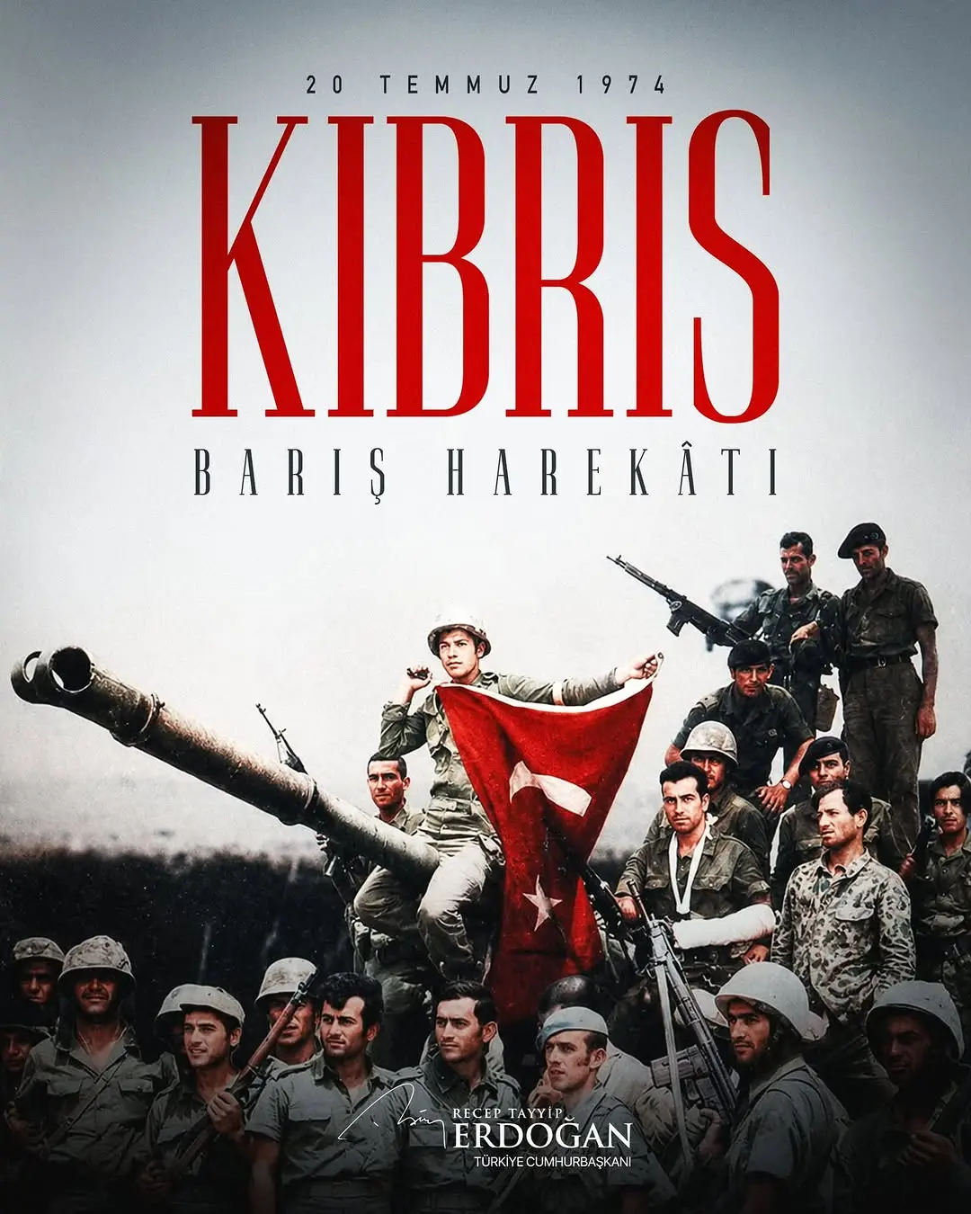 Kıbrıs Barış Harekâtı'nın 52. yıl dönümü kutlandı