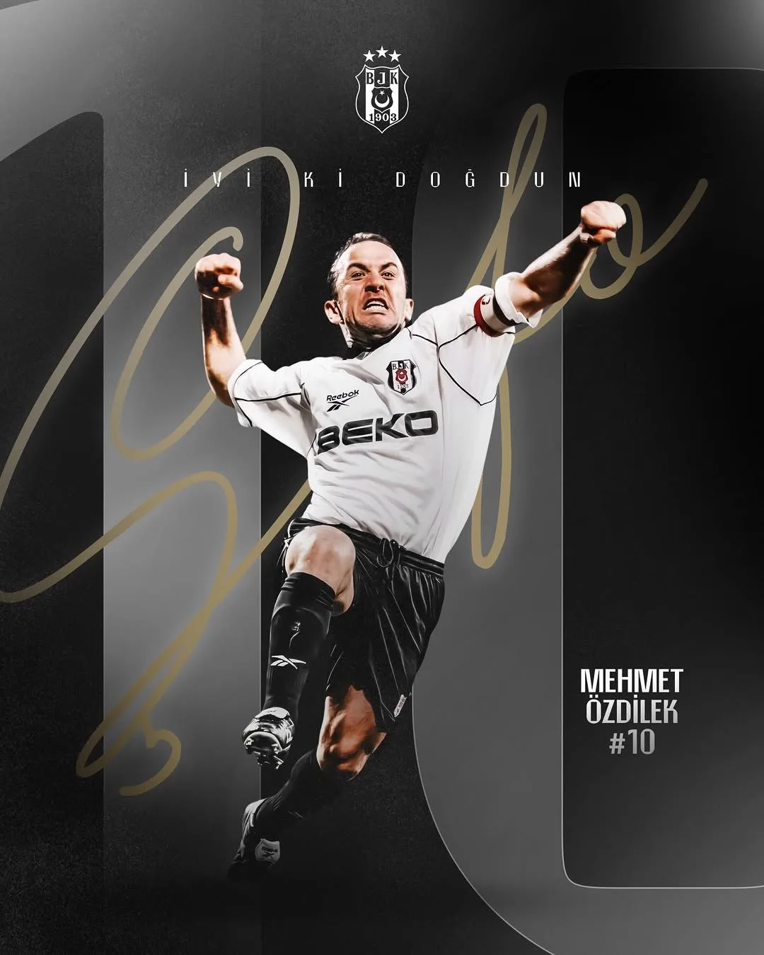 Beşiktaş, Efsane Futbolcu Mehmet Özdilek'in Doğum Gününü Kutladı