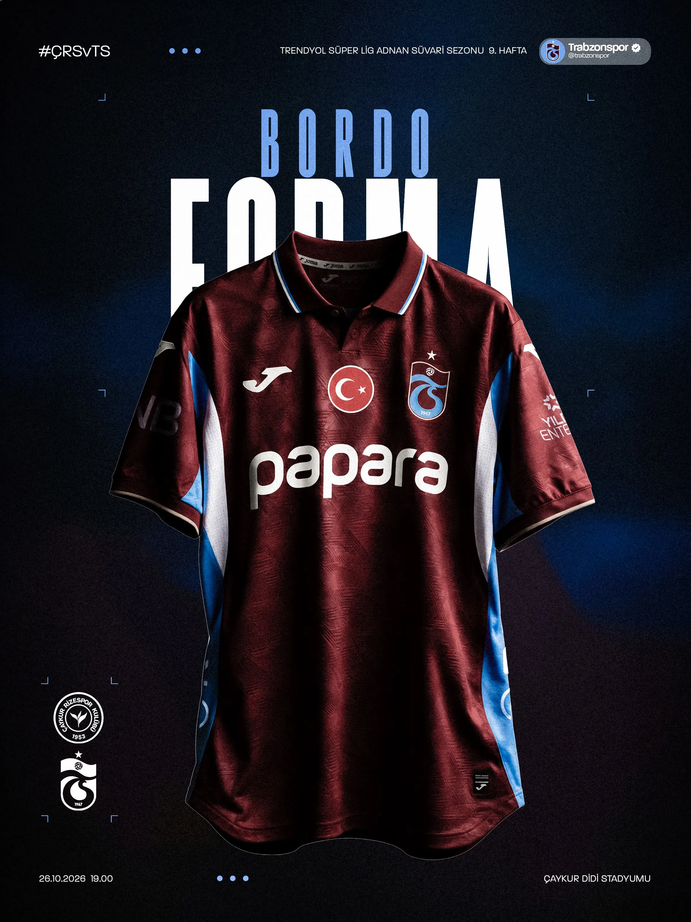 Trabzonspor'dan yeni forma açıklaması