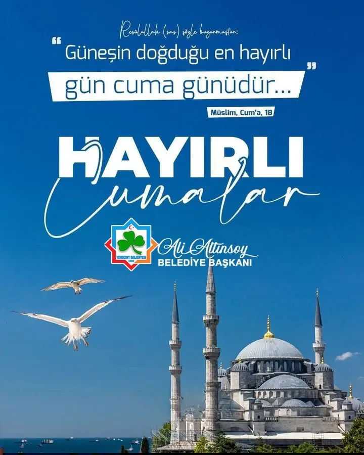 Yenikent Belediyesi'nden Cuma mesajı