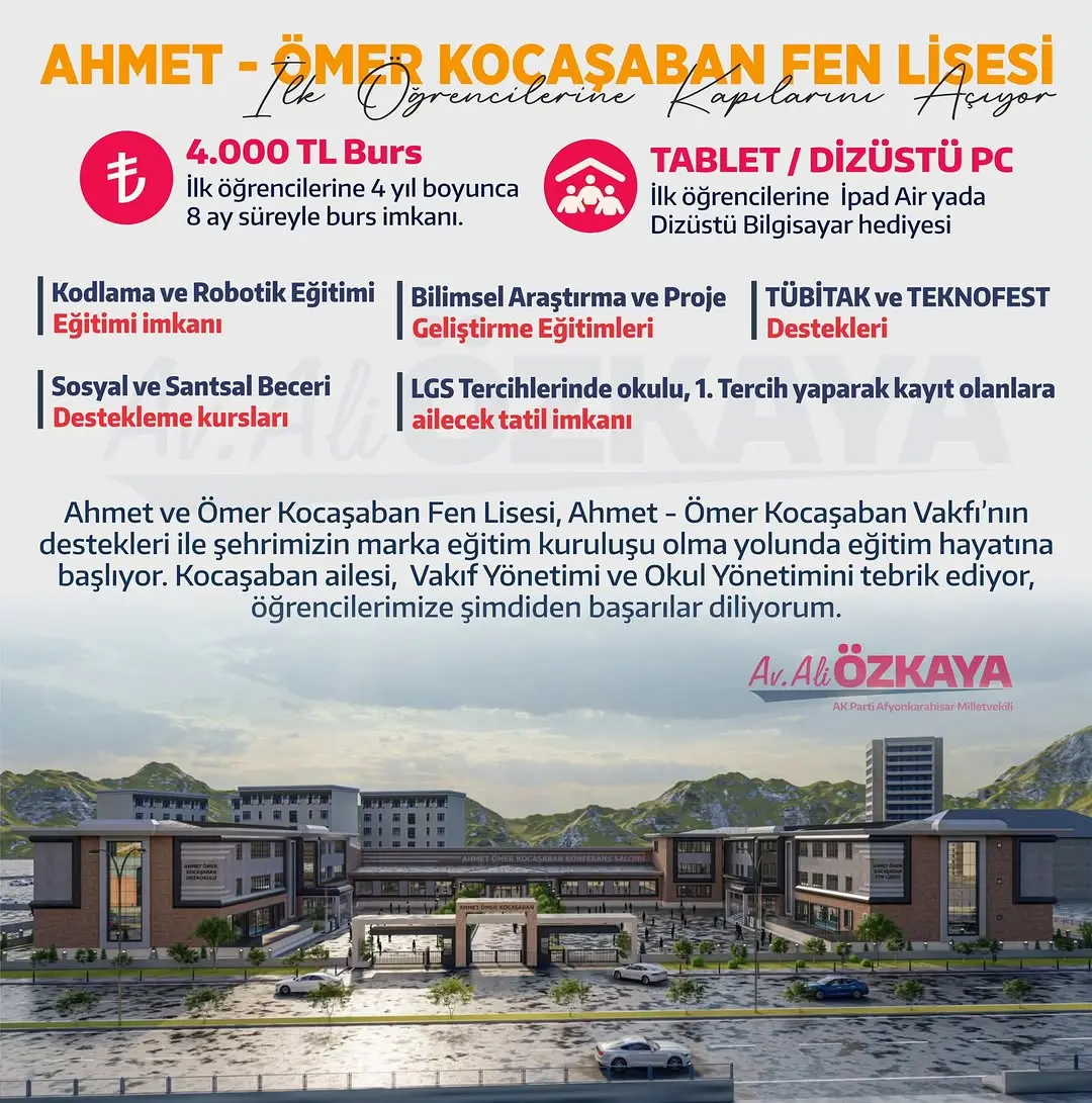 Yeni Fen Lisesi Açılıyor