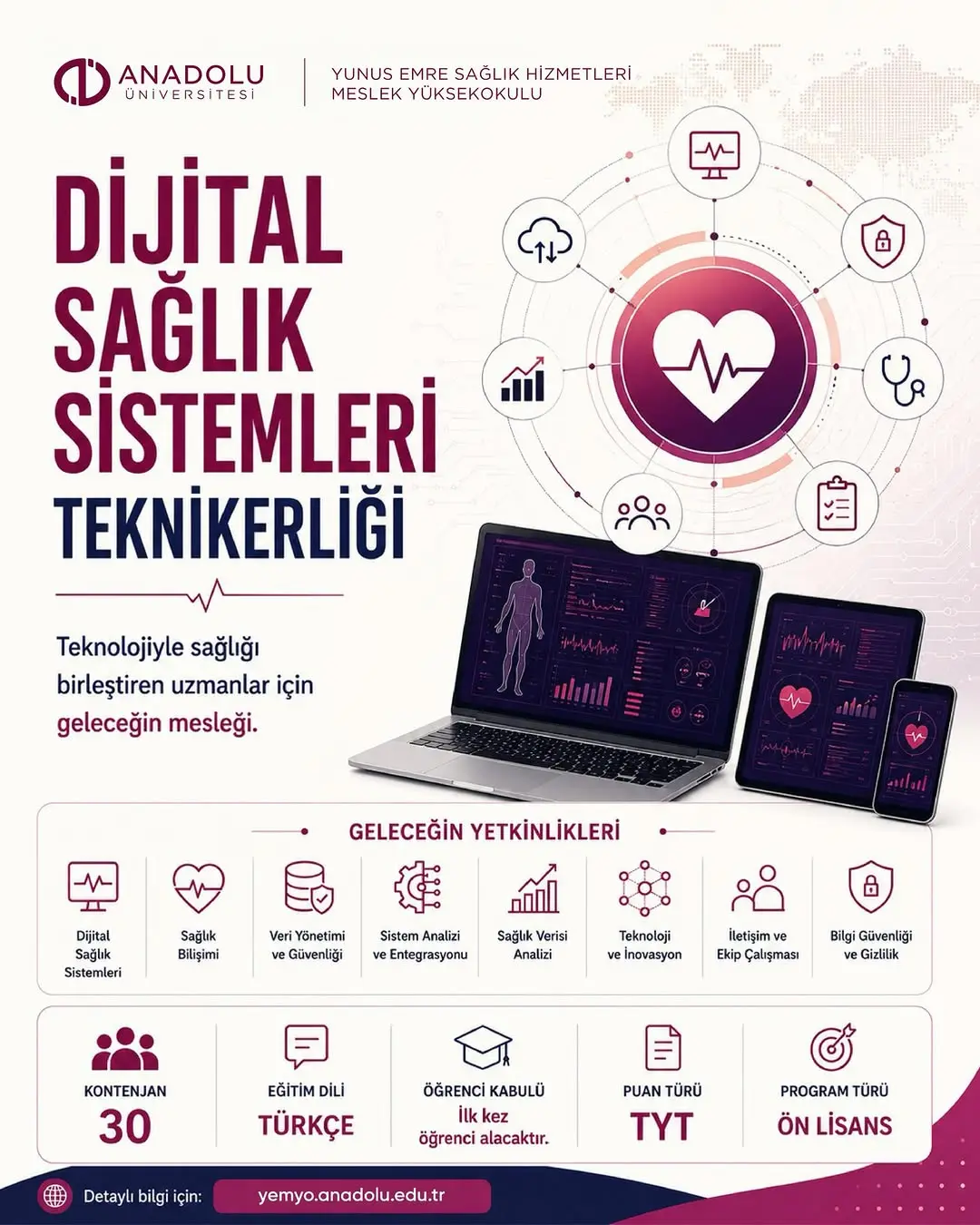 Anadolu Üniversitesi'nde Dijital Sağlık Programı Başlıyor