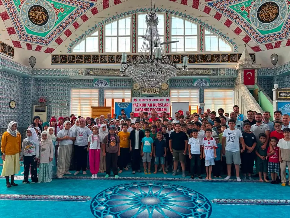 Ulubey'de Yaz Kur'an Kursu Kapanış Programı Düzenlendi