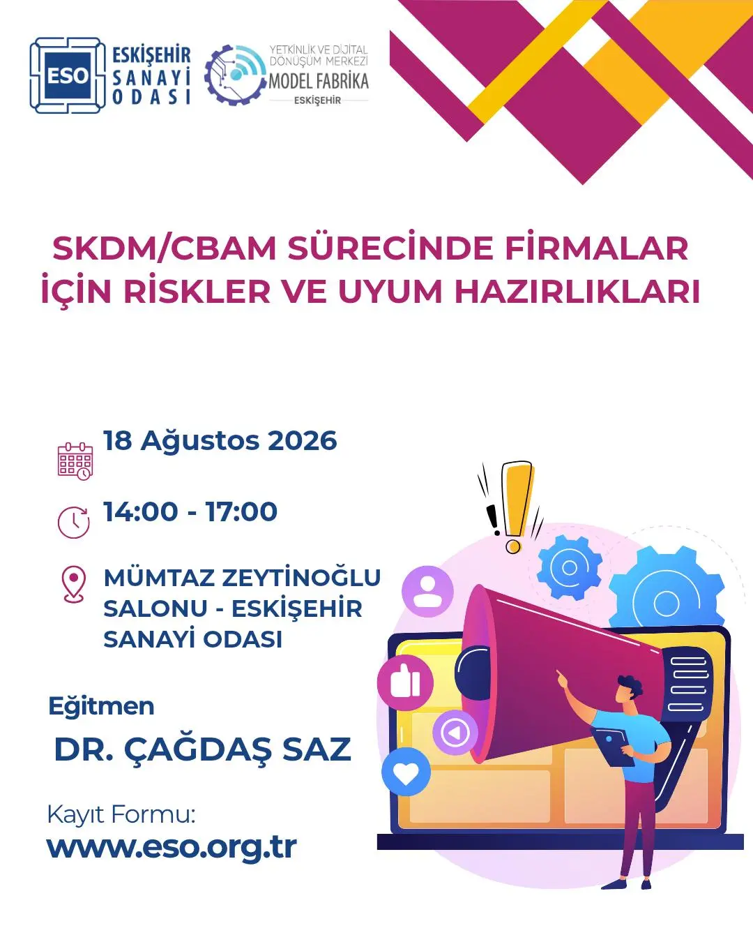 Eskişehir'de Eğitim Programı Duyuruldu