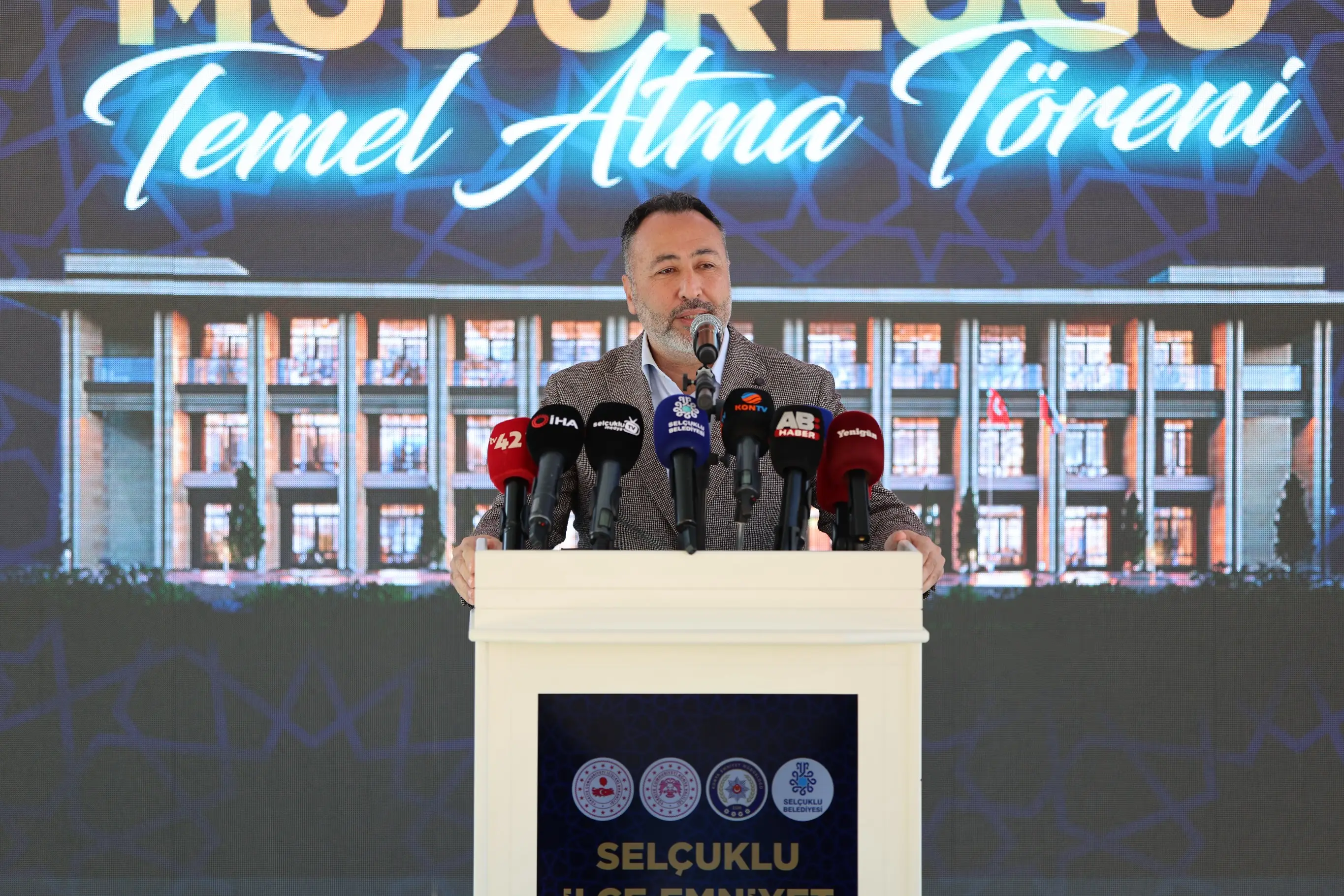 Selçuklu Emniyet Müdürlüğü Temel Atıldı