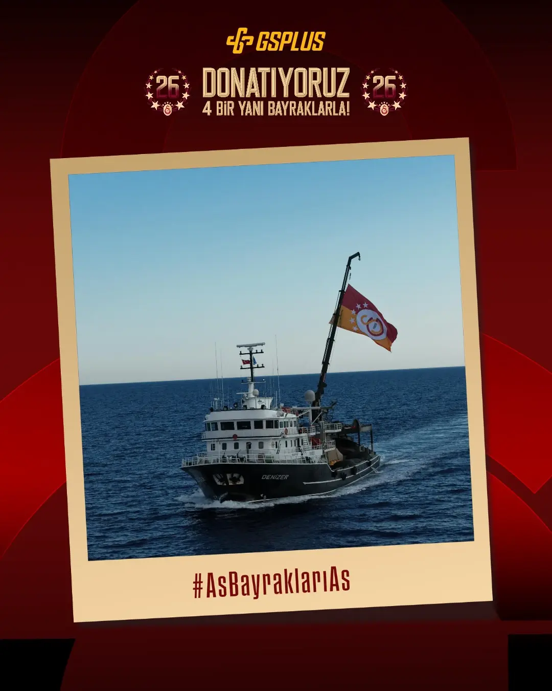 Galatasaray bayrakları Türkiye ve dünyada dalgalanıyor