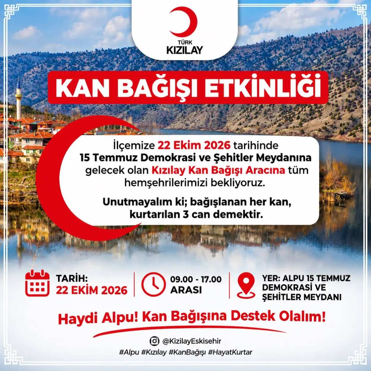 Alpu'da Kan Bağışı Etkinliği