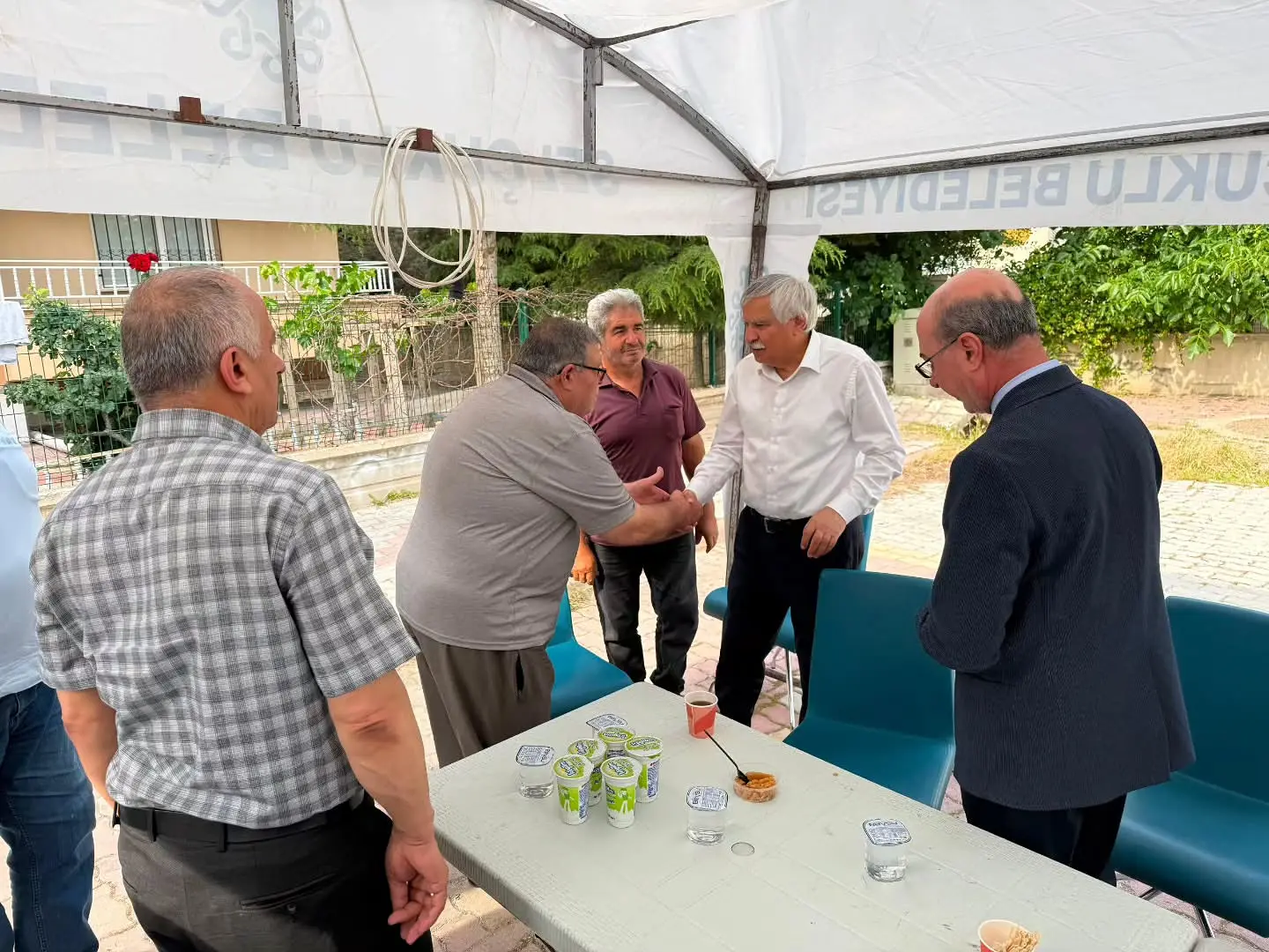 Şehit İtfaiye Eri Mehmet Tekeli'ye Taziye Ziyareti