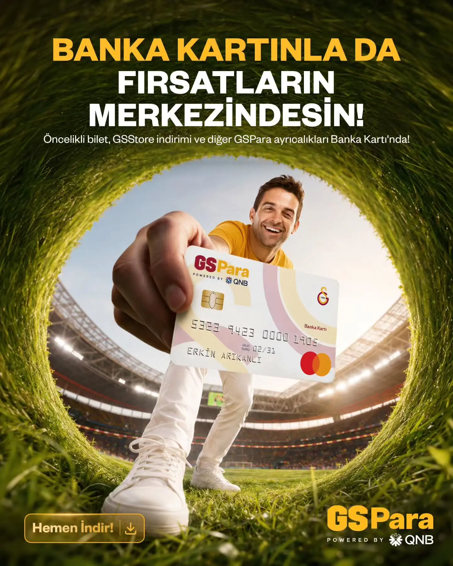 Galatasaray'dan GSPara Kartı Duyurusu