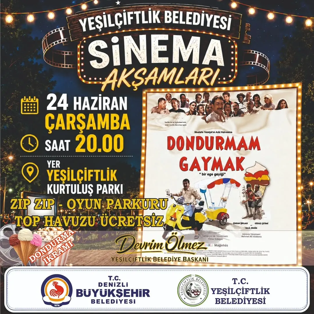 Yeşilçiftlik'te Film Akşamı Düzenlenecek
