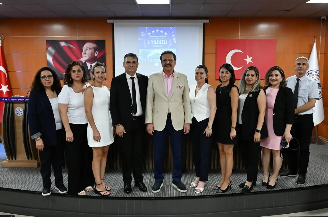 Milas TSO Genel Sekreteri tebrik edildi