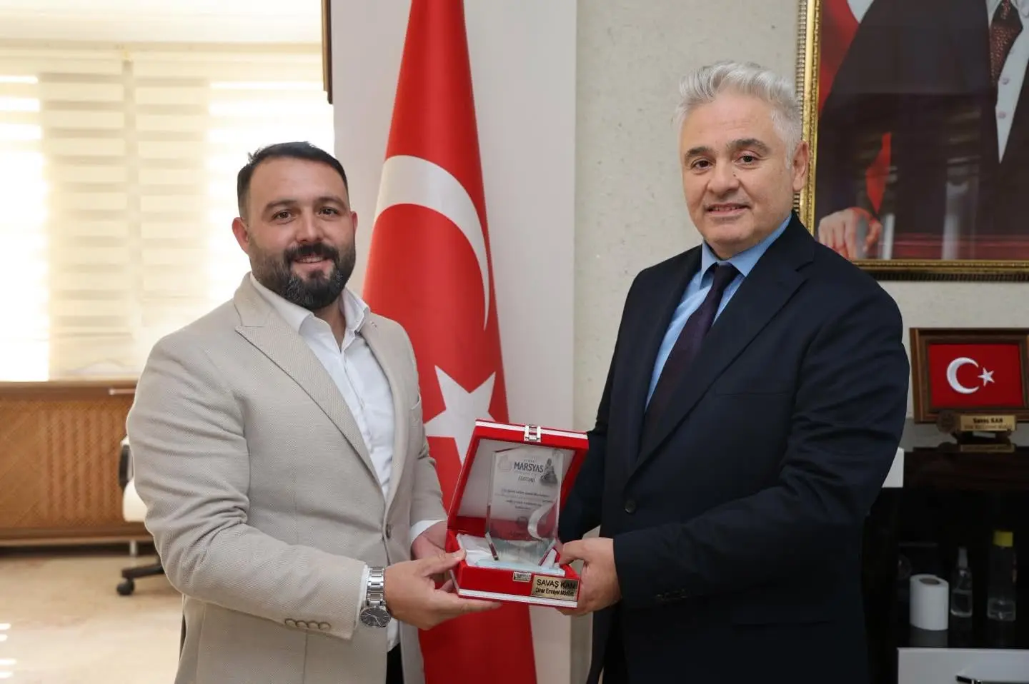 Dinar Belediyesi'nden Emniyet Müdürü'ne Teşekkür Ziyareti
