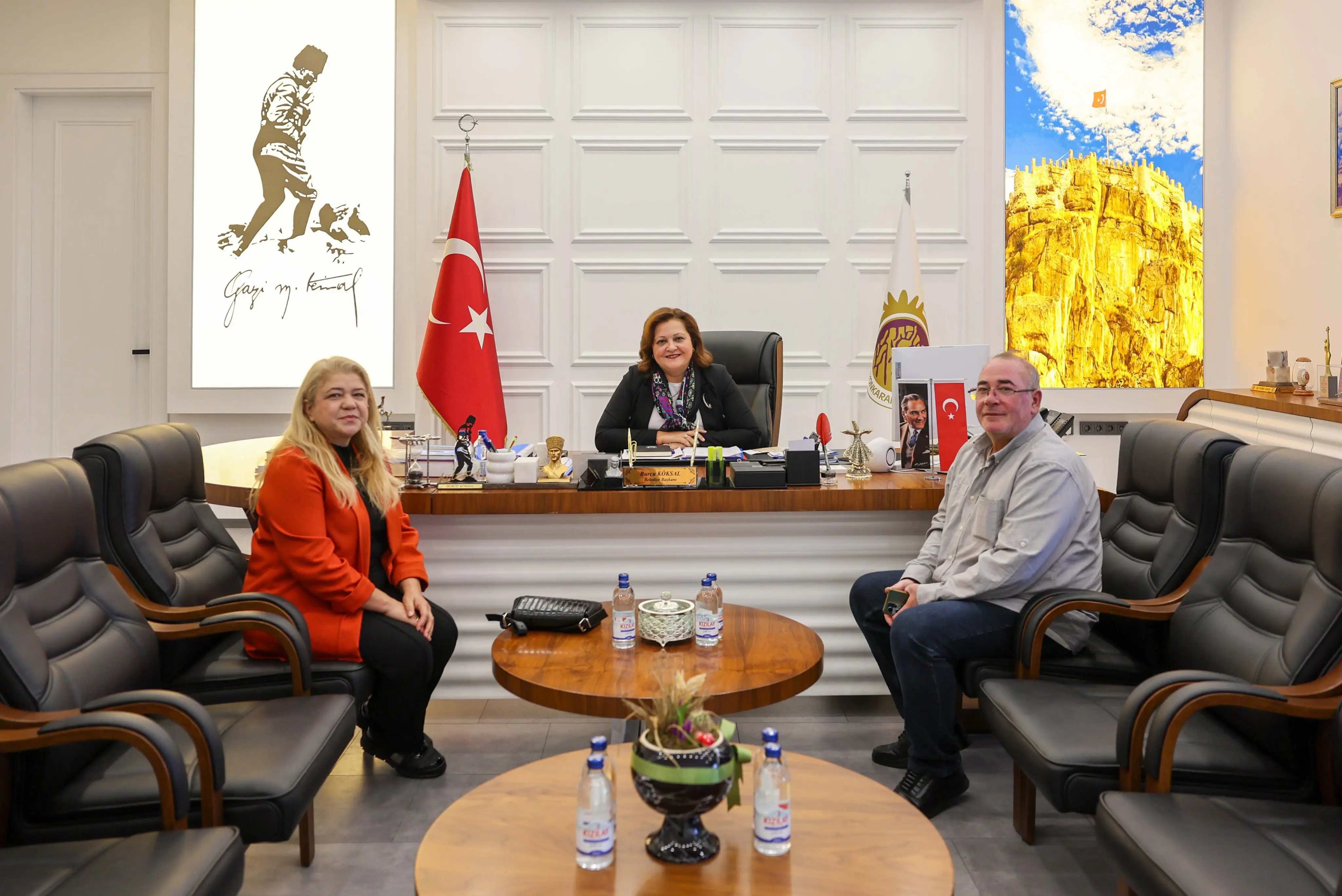 Cumhuriyet Mahallesi Muhtarı ile Görüşme