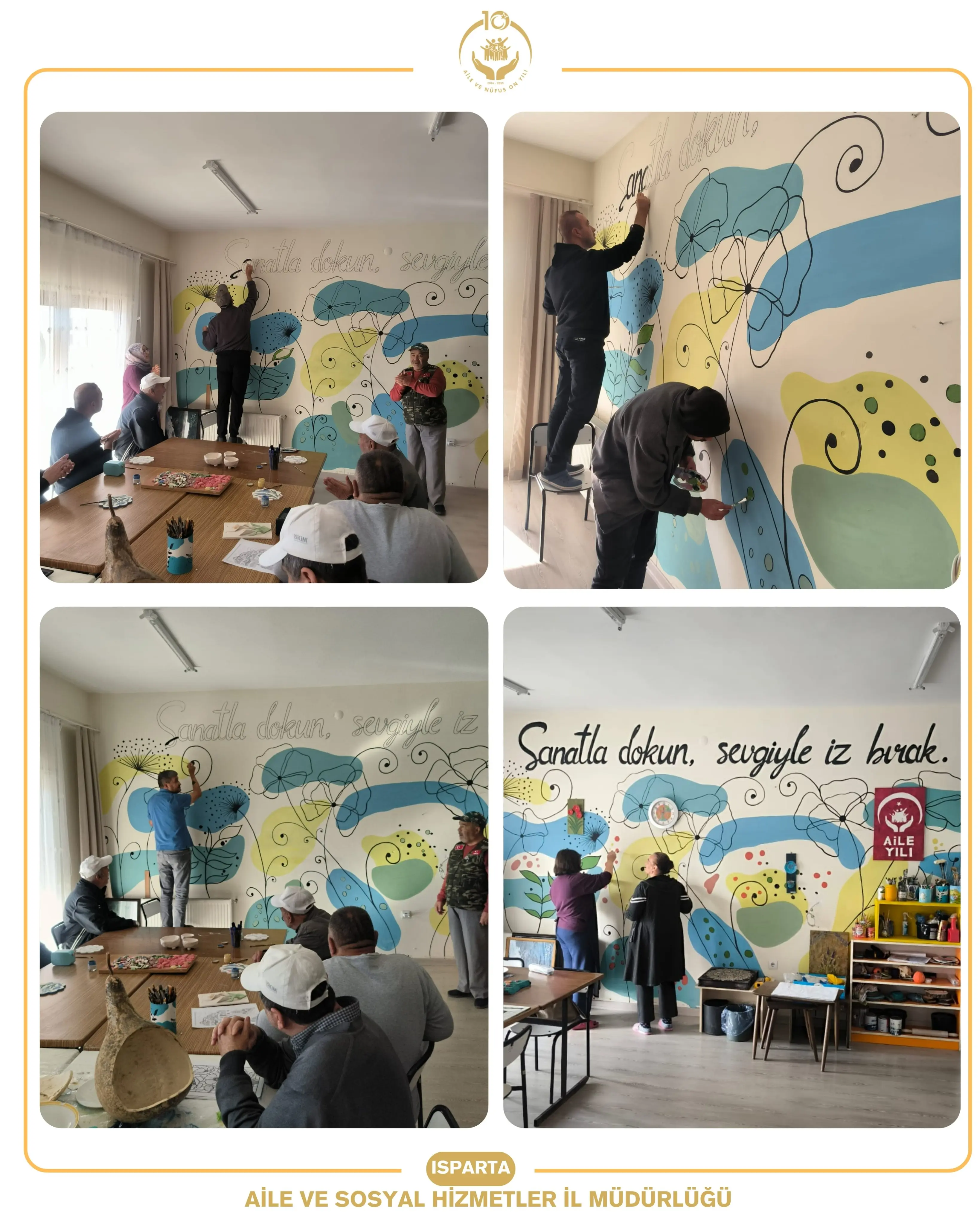 Engelsiz Yaşam Evleri'nde Sanat Etkinliği