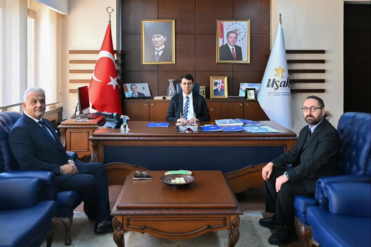 Uşak Valisi, Veteriner Hekimleri Odası'nı ağırladı