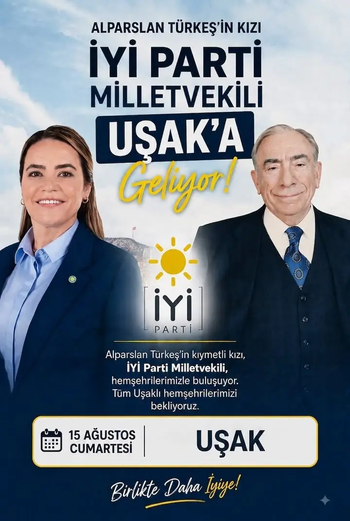 Ayyüce Türkeş Taş Uşak'ta Hemşehrileriyle Buluşacak