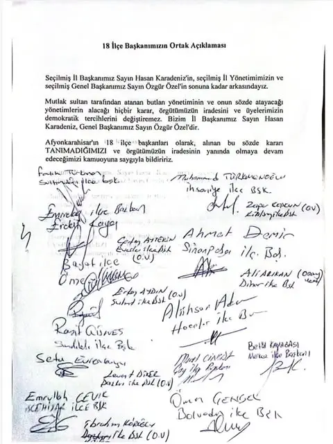 Seçilmiş İl Başkanı görevine devam ediyor
