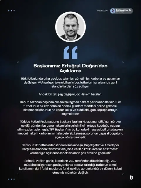 Trabzon'da Gençlerbirliği maçı için hava durumu