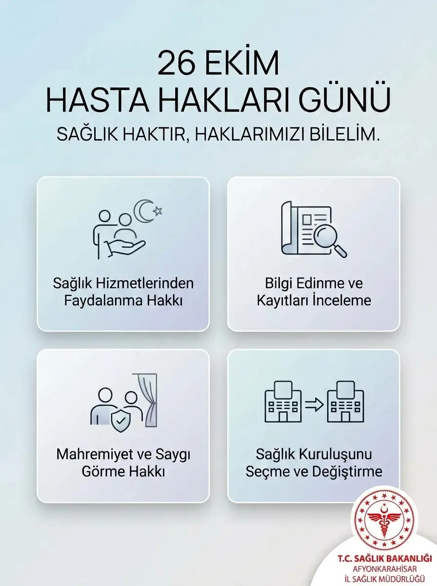 Hasta Hakları Günü'nde sağlık hizmetleri vurgulandı