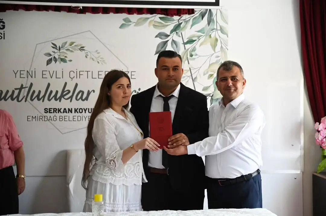 Belediye Çalışanlarının Nikâh Töreni Gerçekleşti
