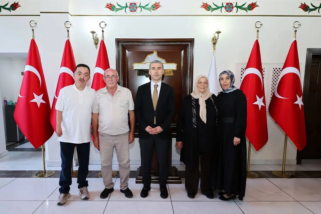 15 Temmuz Şehitlerinin Aileleri Vali'yi Ziyaret Etti