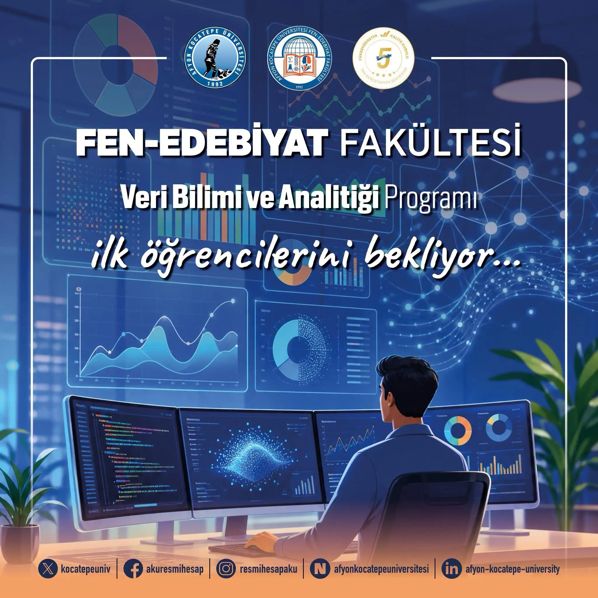 Afyon Kocatepe Üniversitesi'nde Veri Bilimi Programı Başlıyor
