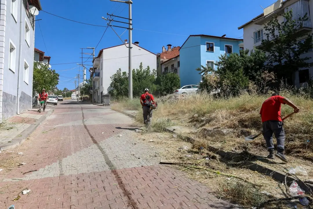 Uşak Belediyesi temizlik çalışmalarını sürdürüyor