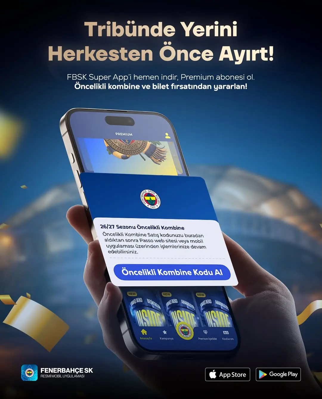Fenerbahçe'den Kombine ve Bilet Fırsatları