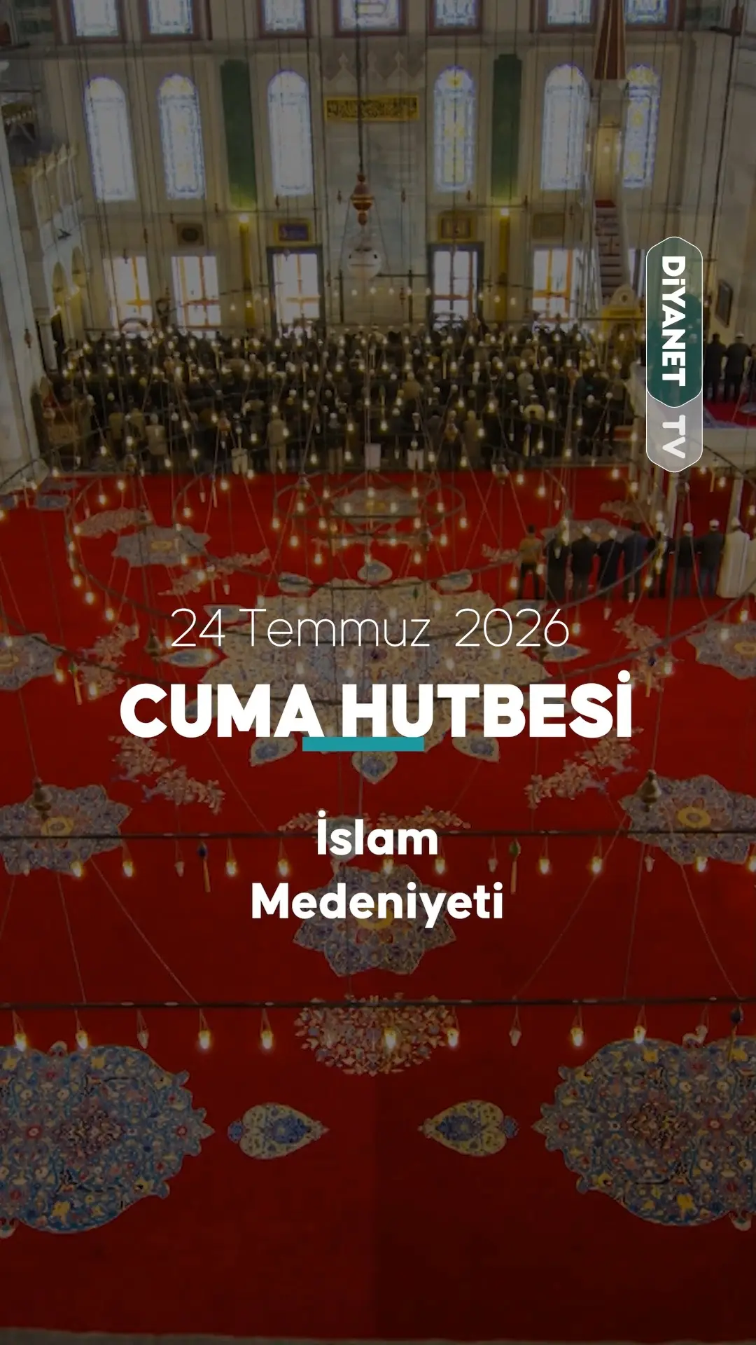 Aksu İlçe Müftülüğü'nden Sesli Cuma Hutbesi Duyurusu