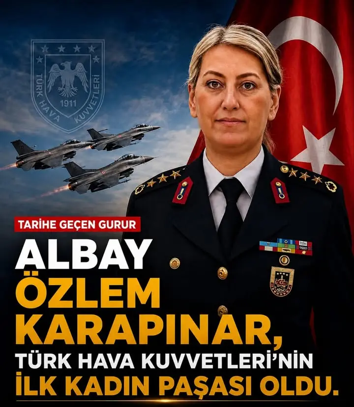 Banazlı Albay Özlem Karapınar Tuğgeneral Oldu