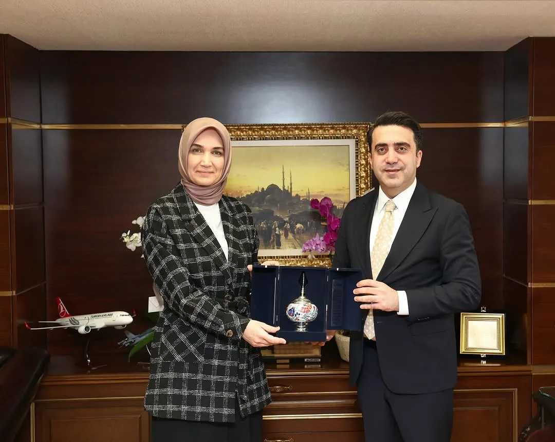 İçişleri Bakan Yardımcısı Kübra Güran Yiğitbaşı Yurtdışı Türkler ve Akraba Topluluklar Başkanı Hadi Türüs'ü Bakanlıkta Ağırladı