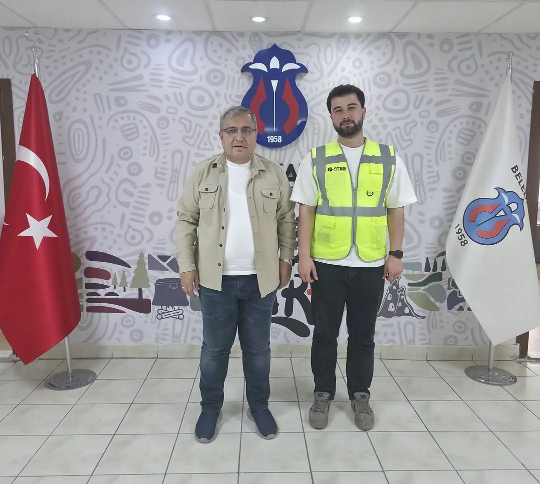 Mühendis Necati Taha Ateş'ten Başkan Ünlü'ye Ziyaret