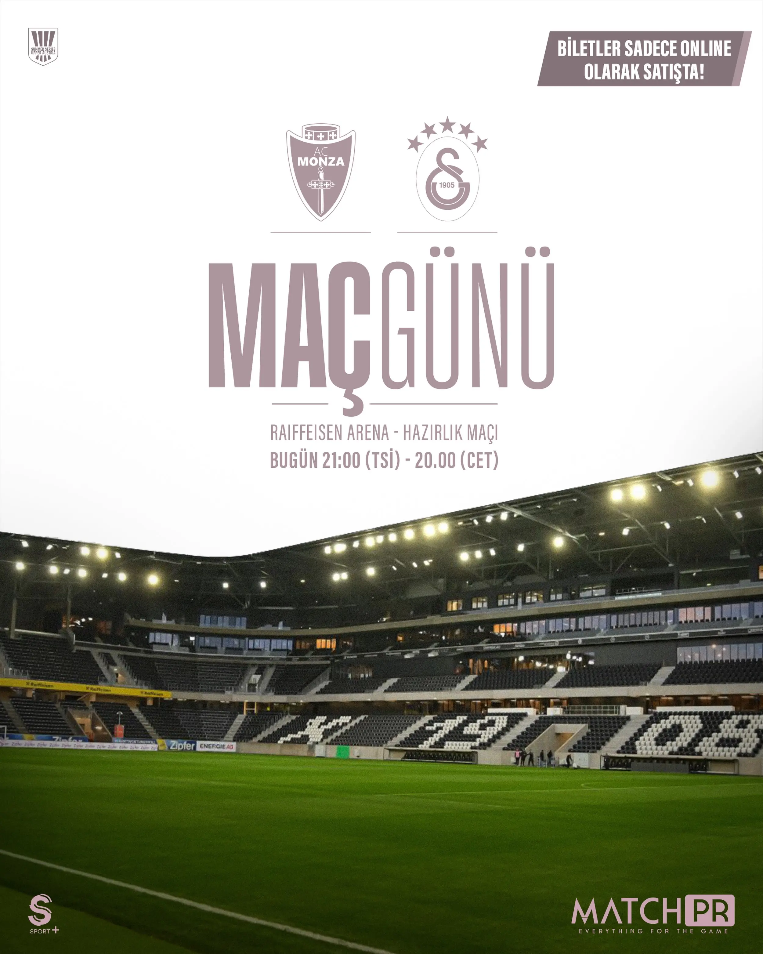 Galatasaray, AC Monza hazırlık maçı biletlerini duyurdu