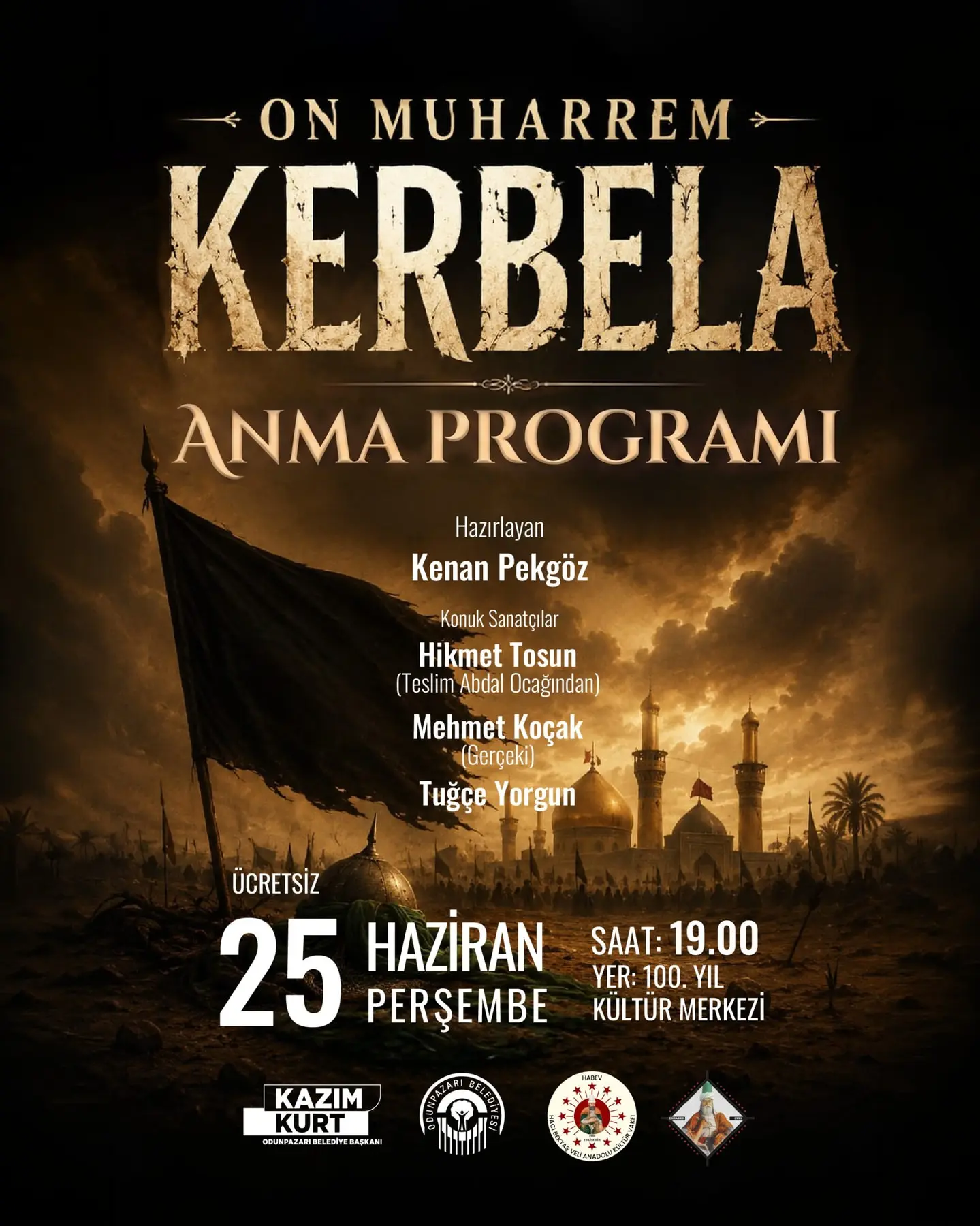 Kerbela Anma Programı 25 Haziran'da gerçekleştirilecek