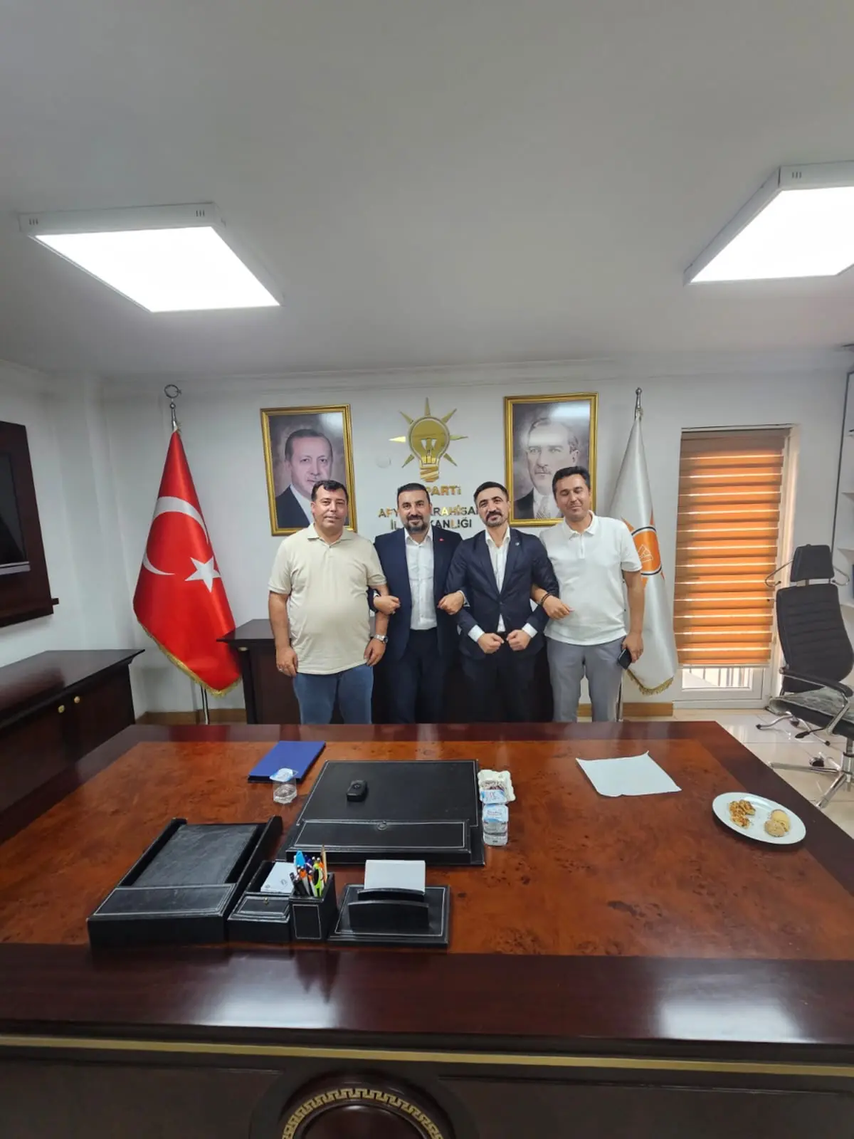 Afyonkarahisar İl Başkanlığı'nda devir teslim töreni