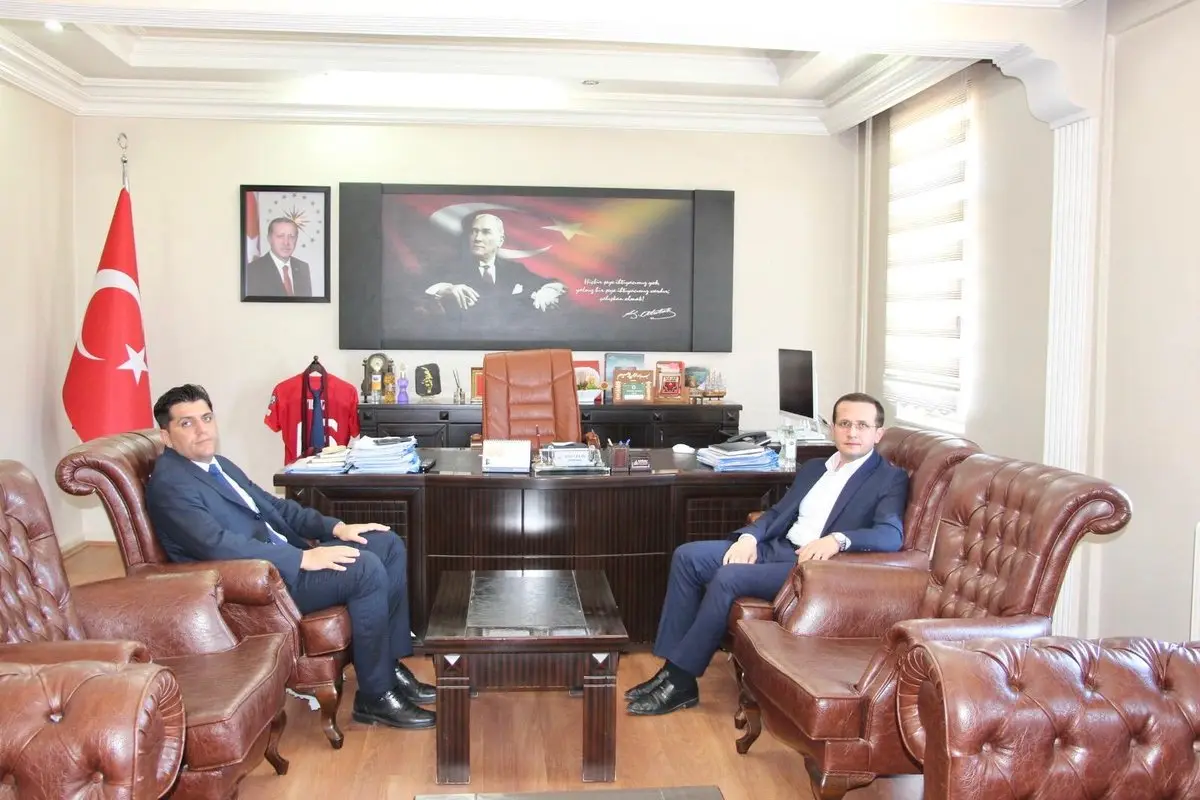 Dinar Başsavcısı'ndan Kaymakam'a Veda Ziyareti