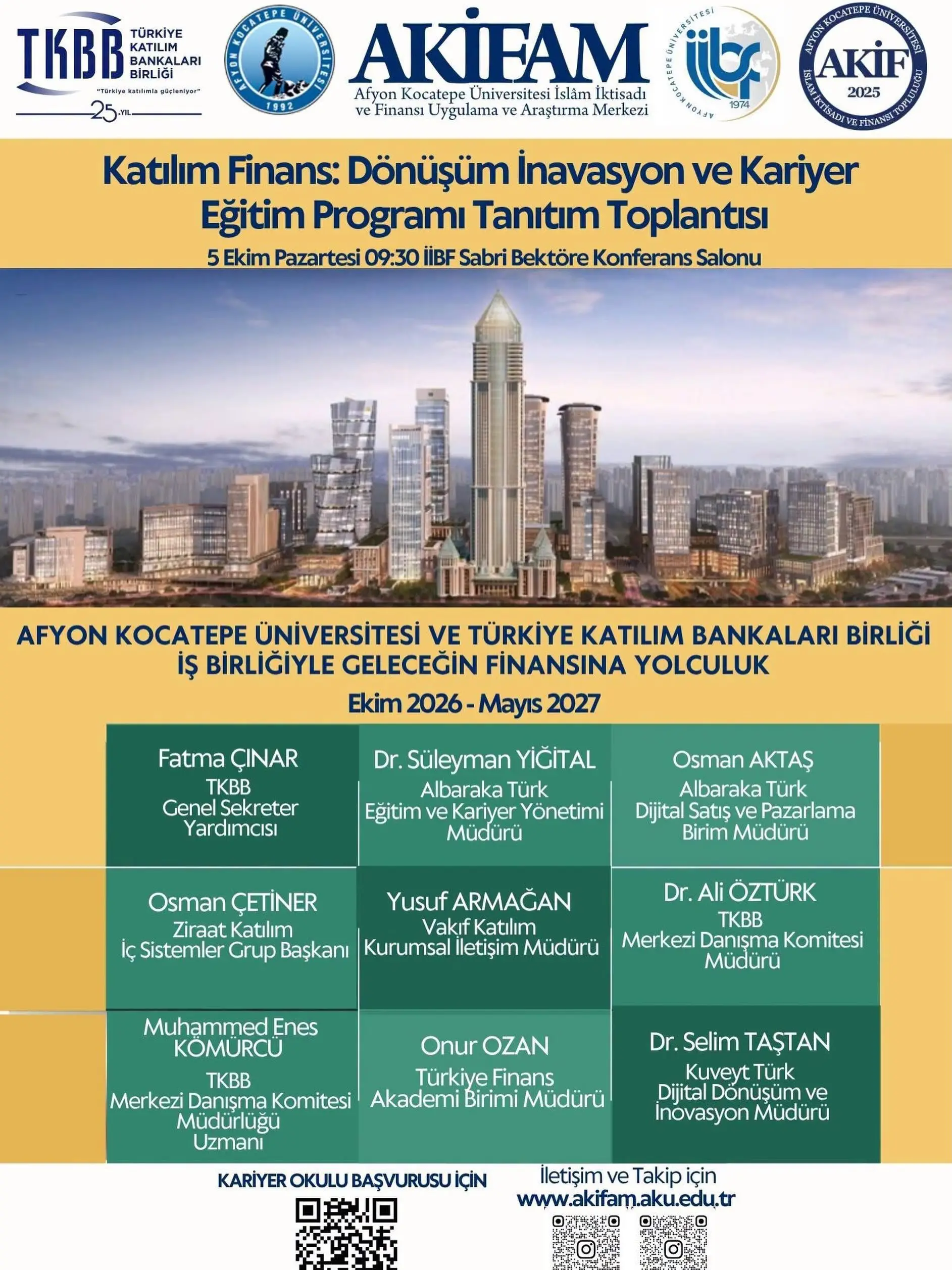 Afyon Kocatepe Üniversitesi'nde Eğitim Programı Tanıtımı