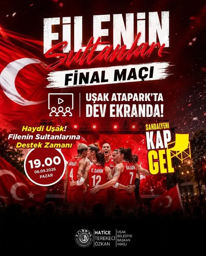 Uşak'ta Filenin Sultanları için destek çağrısı