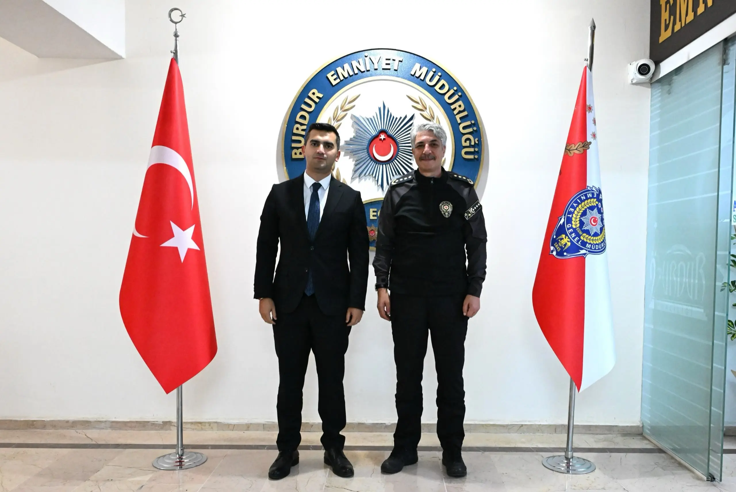 Kaymakam Ahmet Çakıcı, Emniyet Müdürü'nü Ziyaret Etti
