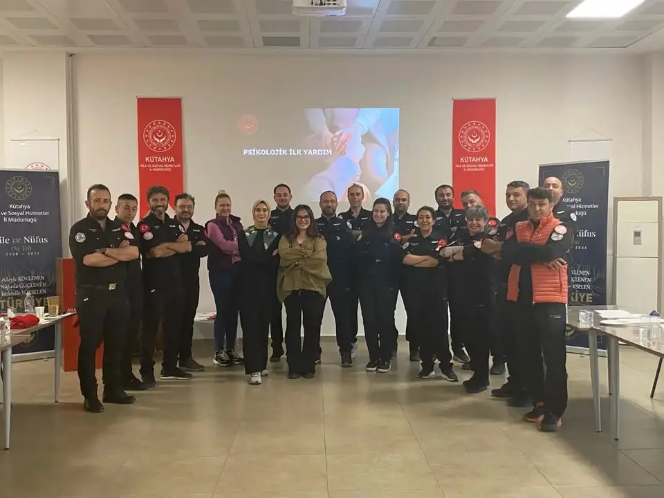 Kütahya'da Psikolojik İlk Yardım Eğitimi Düzenlendi