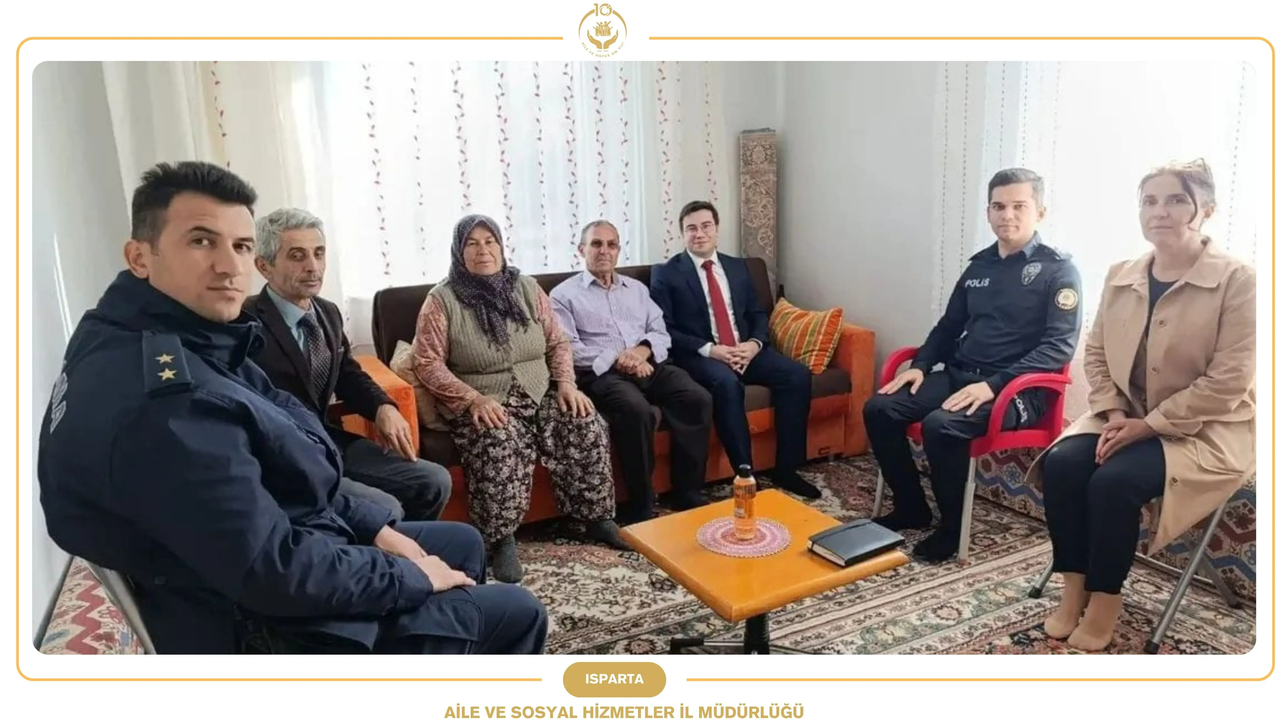 Şarkikaraağaç'ta Gazilere Ziyaret Gerçekleştirildi