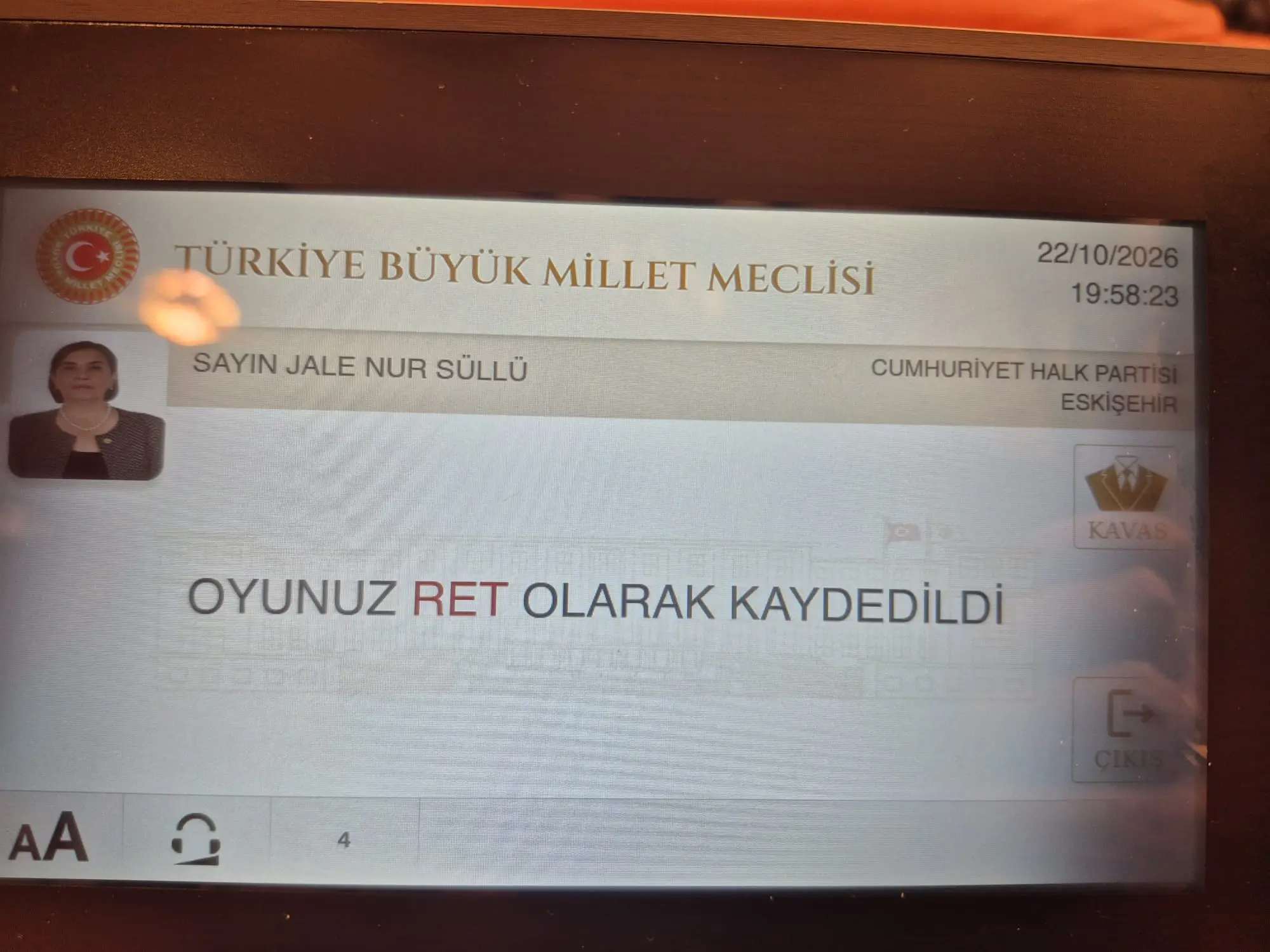 Fon Kanunu Teklifine Ret Oyu Verildi