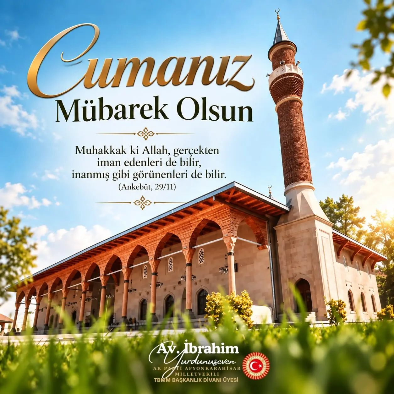 İbrahim Yurdunuseven'den Cuma Mesajı