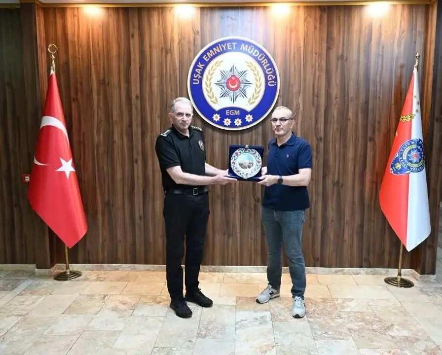 Uşak İl Emniyet Müdürlüğü'nde terfi gerçekleşti