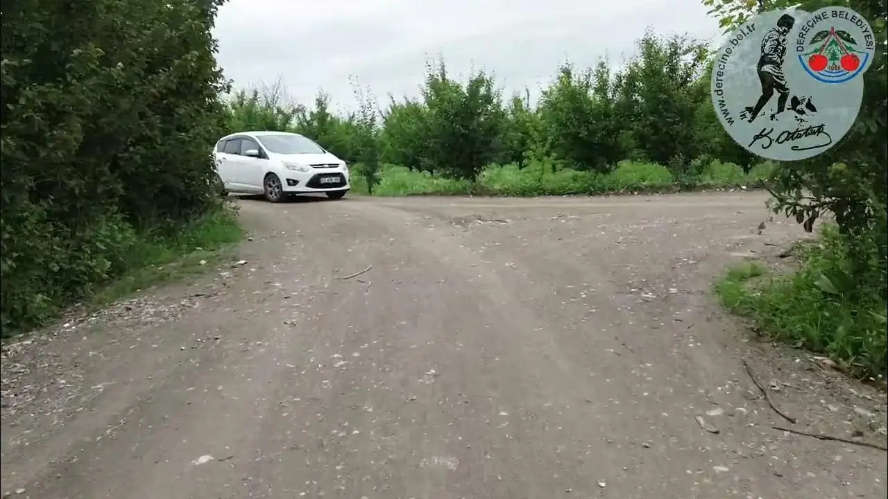 Dereçine Belediyesi bahçe yollarını tamamladı