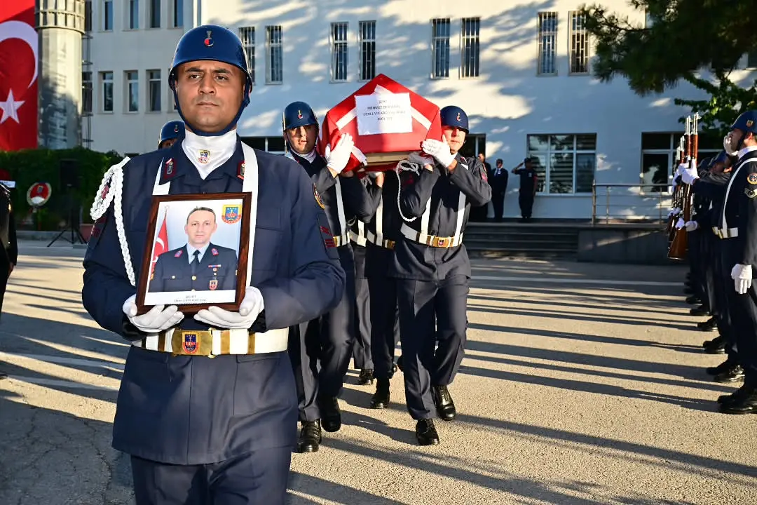Şehit Jandarma Çavuş İçin Tören Düzenlendi