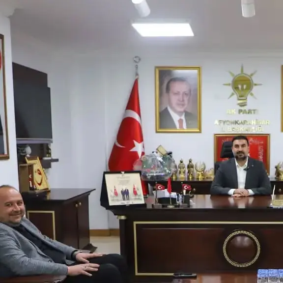 Özgür Kavak, Sultandağı İlçe Başkanını kabul etti