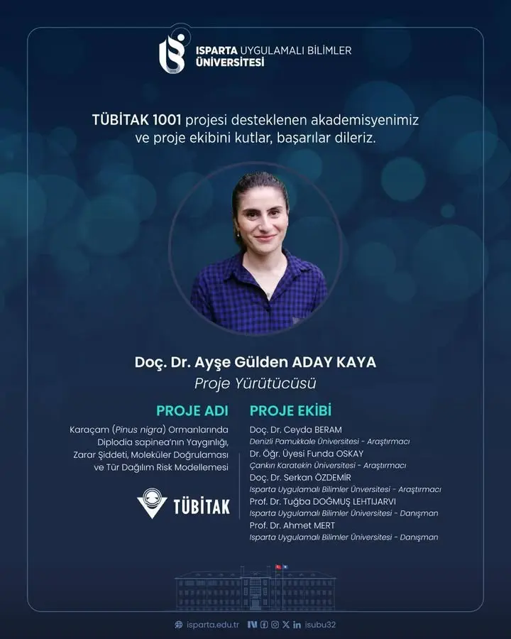 Isparta Uygulamalı Bilimler Üniversitesi'nden TÜBİTAK Projesi Desteği